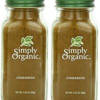 Simply Organic Cinnamon Ground Certified Organic, 2.45-Ounce Container (Pack Of 2)
