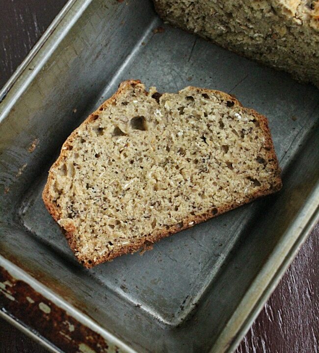 Banana Oat Bread | Big Green House  #bananabread #oat #bread 