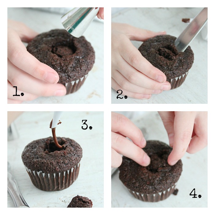 Chocolate Bacon Cupcakes with Chocolate Filling | Big Green House