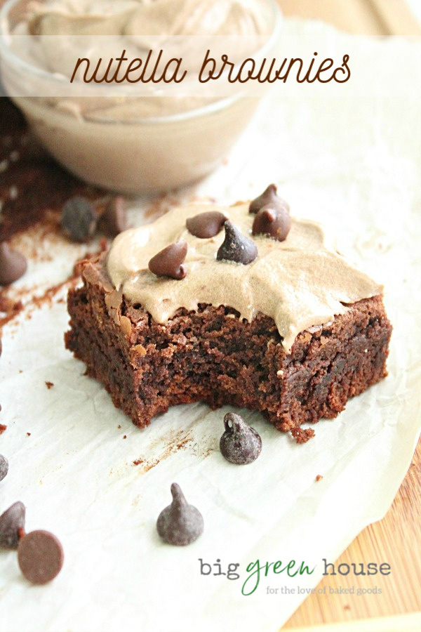Nutella Brownies |Big Green House