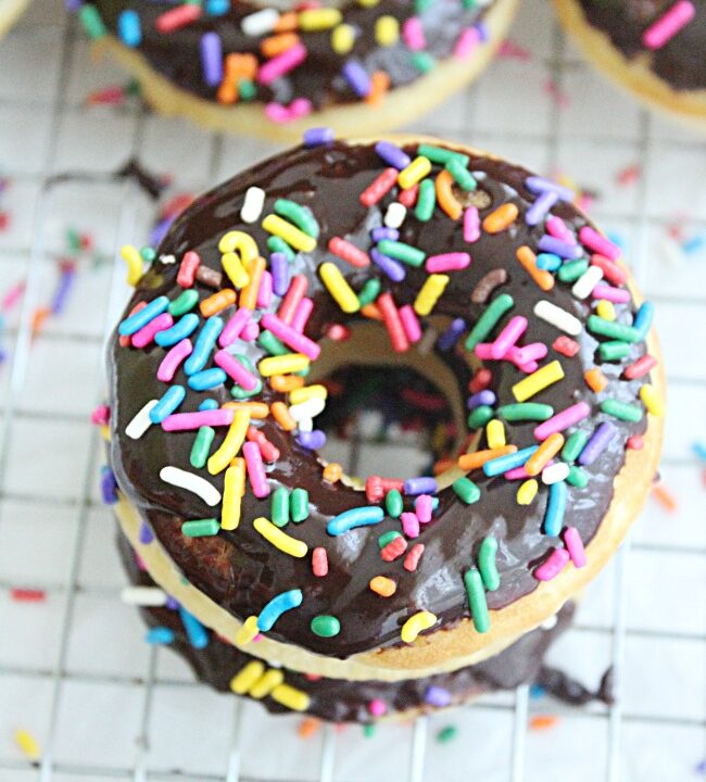Baked Vanilla Bean Doughnuts | Big Green House