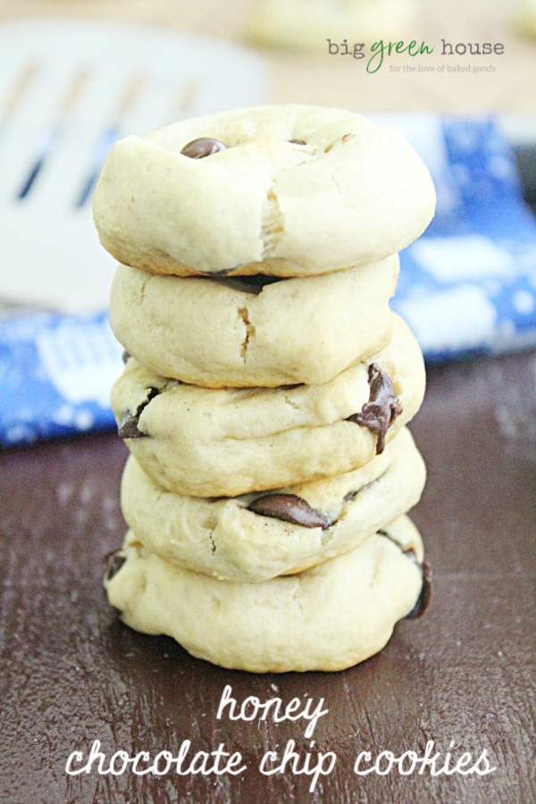 Honey Chocolate Chip Cookies | Big Green House