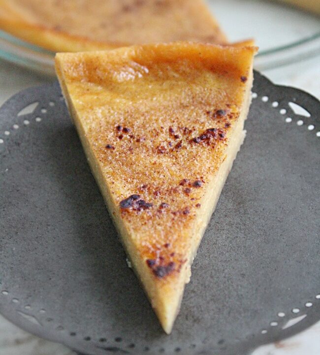 Crustless Custard Pie | Big Green House 