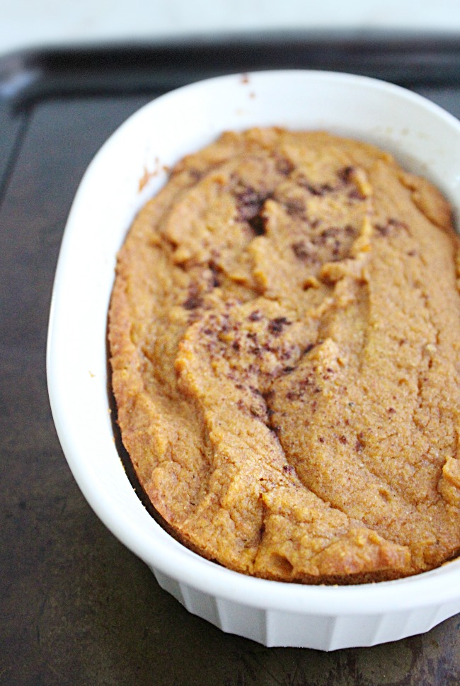 Pumpkin Cake for Two- Big Green House #pumpkin #cake #smallsize #dessert