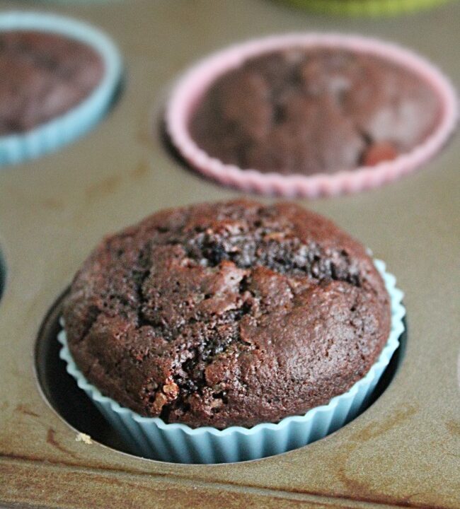Double Chocolate Muffins | Big Green House #doublechocolate #chocolate #muffins