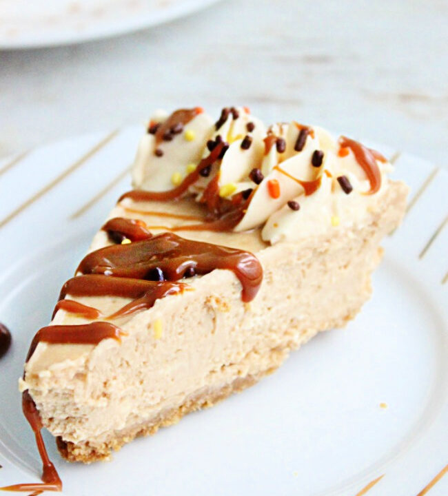 Dulce De Leche Buttermilk Cheesecake- Big Green House #dulcedeleche #cheesecake #caramel #buttermilk #dessert