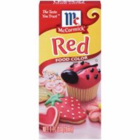McCormick Red Food Color, 0.25 Fl. Oz (4 Count)