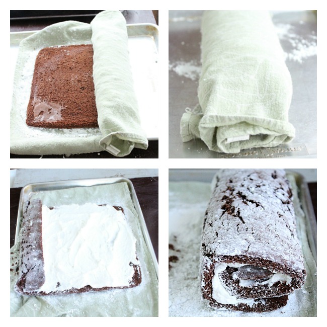 Chocolate Roll Cake- Big Green House #chocolate #cake #dessert #rollcake