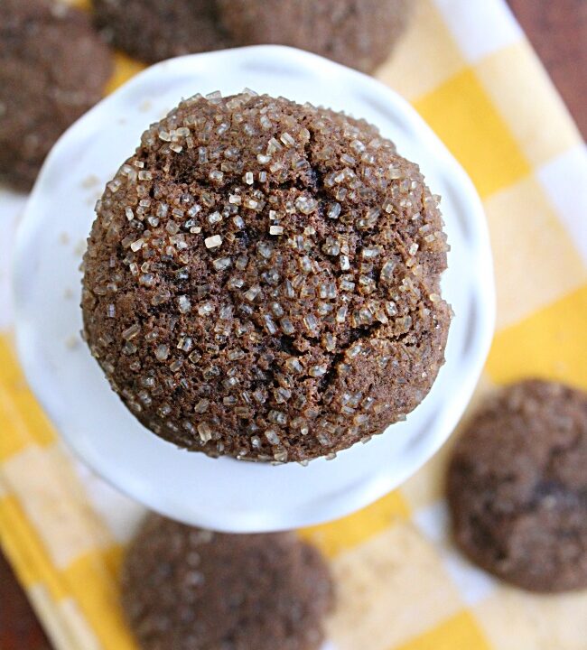 Soft Gingersnap Cookies No Refined Sugar- Big Green House #gingersnaps #cookies #ginger #coconutpalmsugar