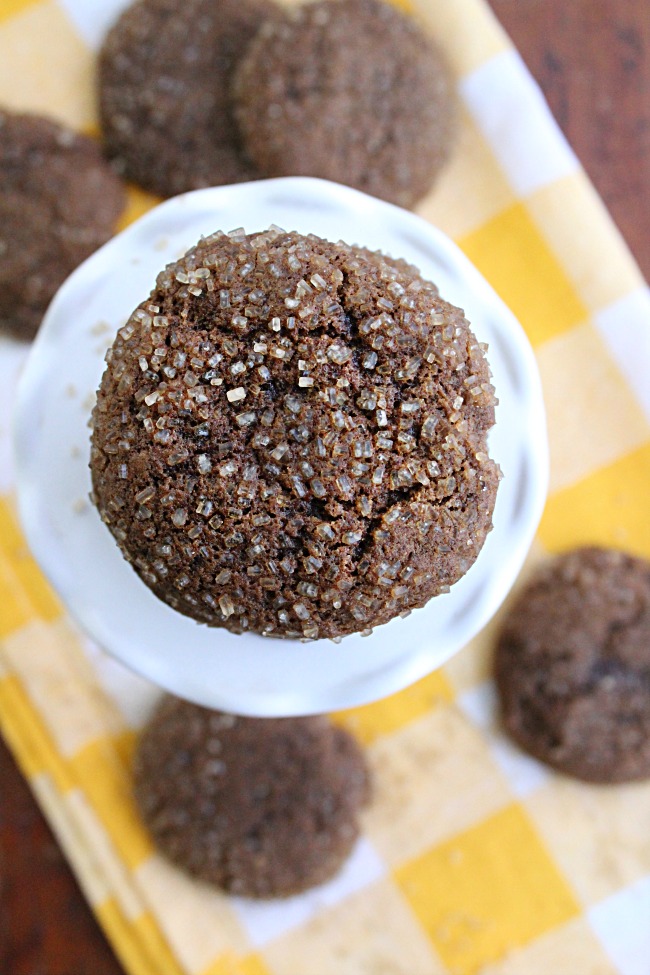 Soft Gingersnap Cookies No Refined Sugar- Big Green House #gingersnaps #cookies #ginger #coconutpalmsugar