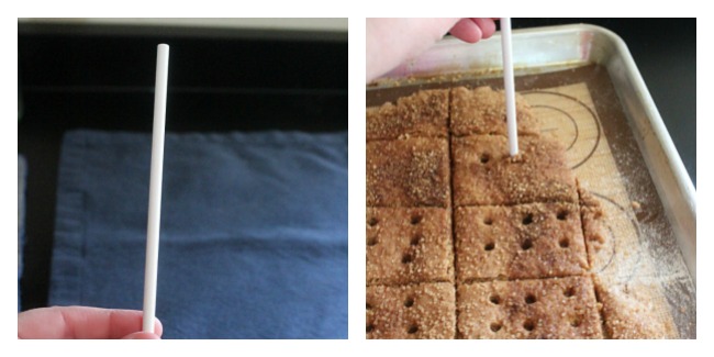 Homemade Graham Crackers- Big Green House #crackers #homemade #cinnamonsugar #grahamcrackers