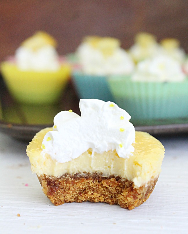Mini Lemon Pies- Big Green House #lemon #pies #mini #dessert #lemonpie