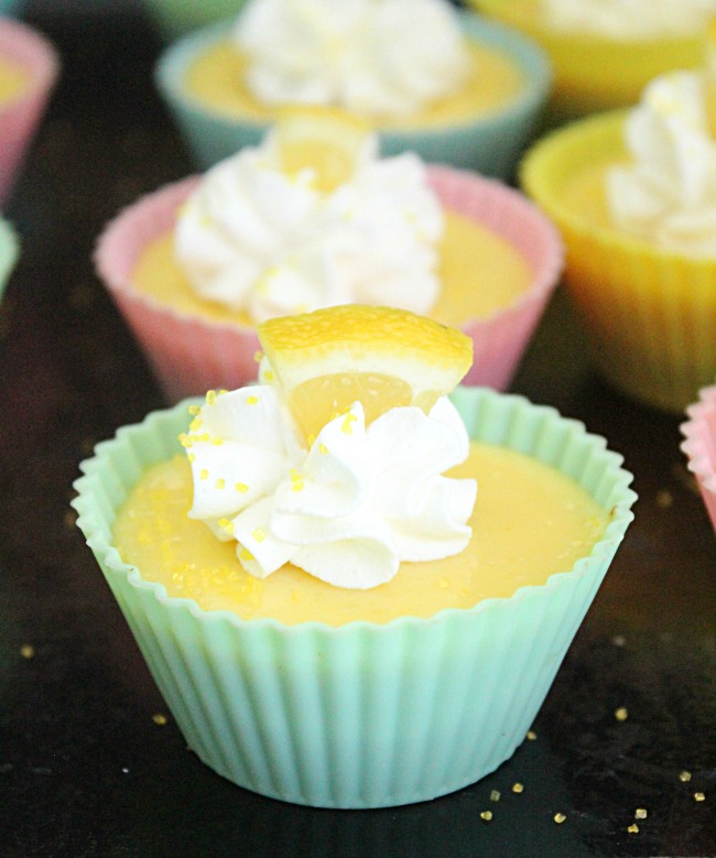 Mini Lemon Pies- Big Green House #lemon #pies #mini #dessert #lemonpie