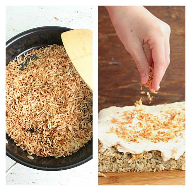 Coconut Snack Cake- Big Green House #cake #coconut #snackcake #dessert