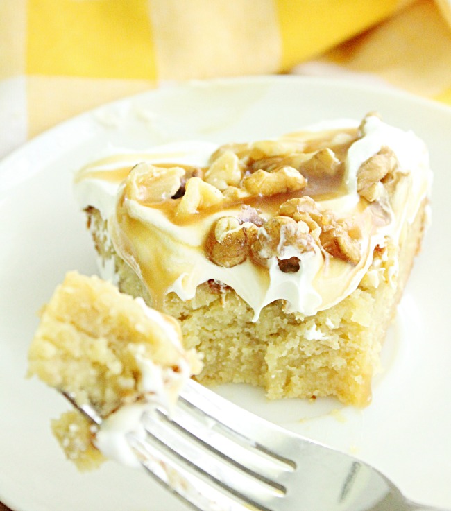 Banana Walnut Caramel Pie- Big Green House #pie #banana #caramel #walnut #dessert