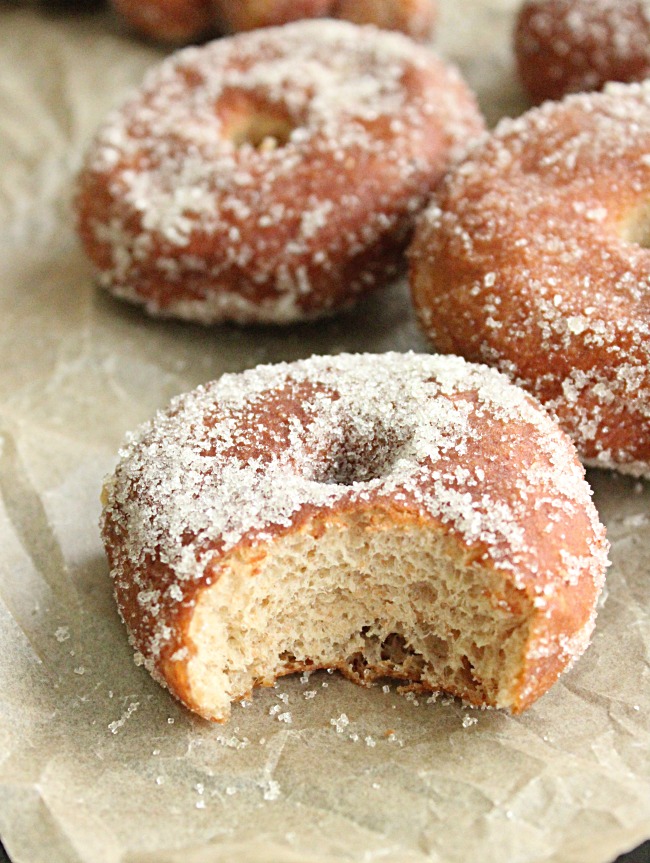 Yeast Raised Sugar Doughnuts- Big Green House #yeastraised #sugar #doughnuts #donuts #baking #biggreenhouseblog