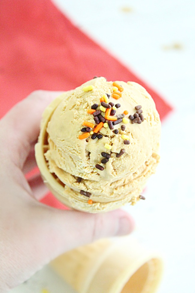 No Churn Dulce de Leche Ice Cream- Big Green House #nochurnicecream #dulcedeleche #icecream #biggreenhouseblog