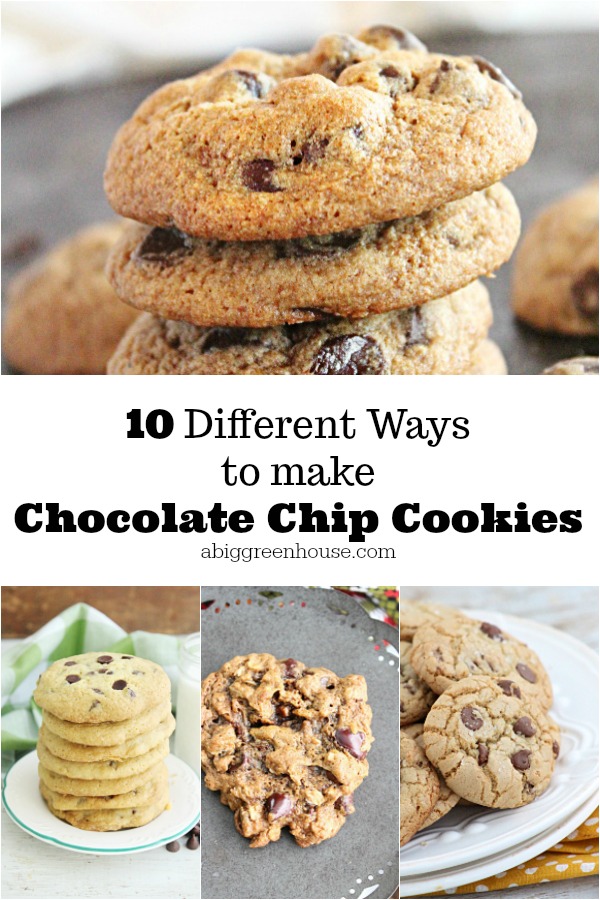 10 Different Ways to Make Chocolate Chip Cookies - Big Green House