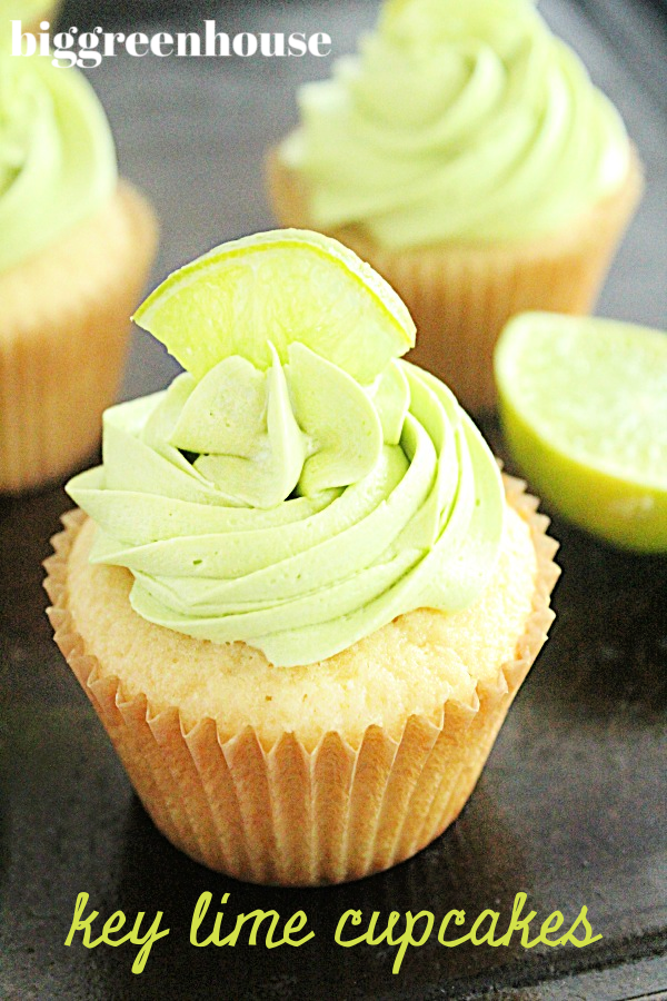 Key Lime Cupcakes- Big Green House #biggreenhouseblog #keylime #cupcakes #dessert