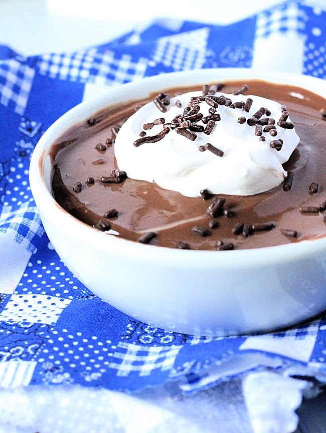 Easy Chocolate Pudding- Big Green House #pudding #chocolate #dessert #nobake
