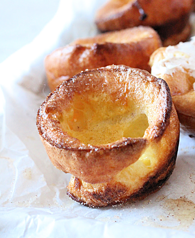 Popovers with Honey Cinnamon Spread- Big Green House #biggreenhouseblog #popovers #honeycinnamonspread #breakfast #honeycinnamon