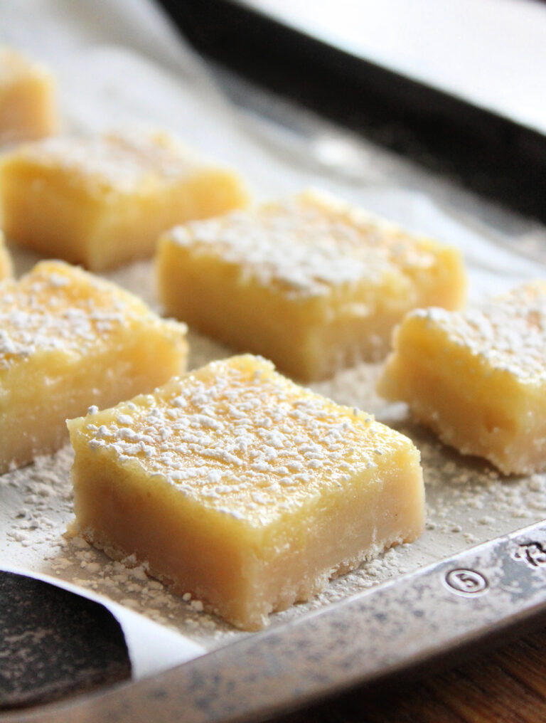 Lemon Buttermilk Bars- Big Green House