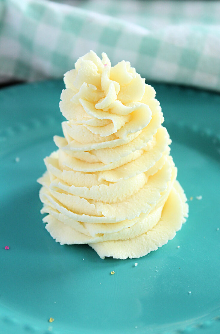 Marshmallow Buttercream Frosting with Marshmallows- Big Green House