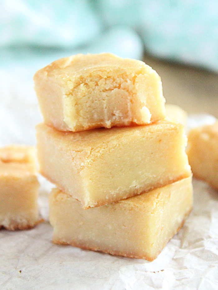 Lemon Curd Blondies- Big Green House