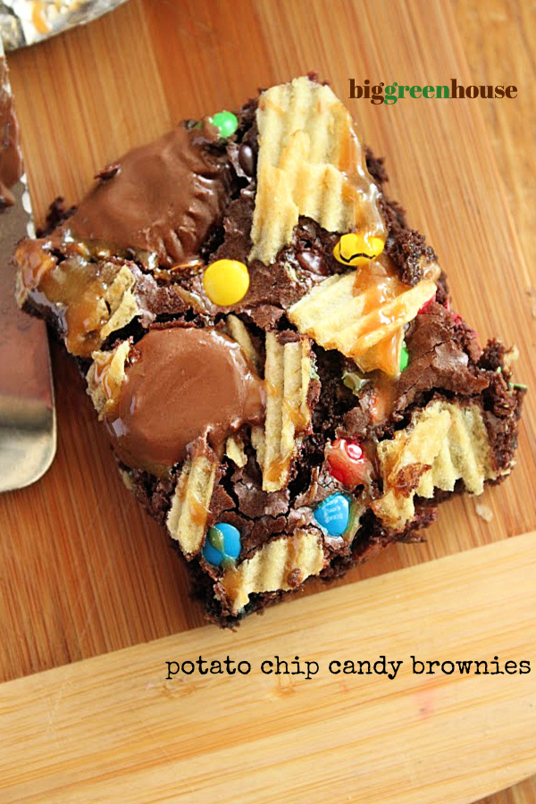 Potato Chip Candy Brownies- Big Green House