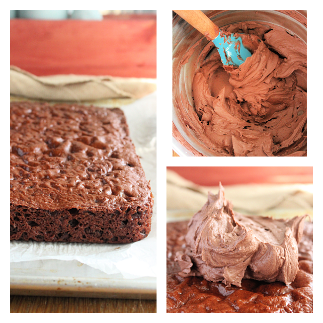 Greek Yogurt Chocolate Cake with Peanut Butter Chocolate Buttercream Frosting - Big Green House