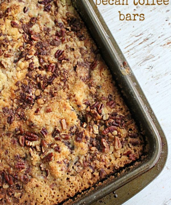 Pumpkin Pecan Toffee Bars- Big Green House