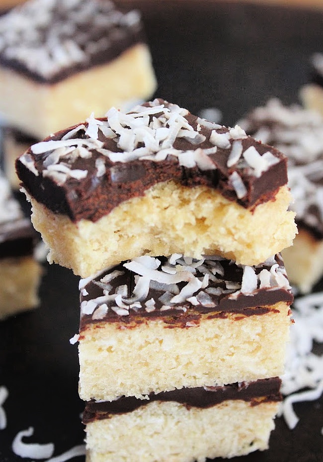 Chocolate Coconut Bars- Big Green House