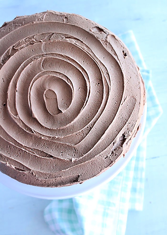 Salted Caramel Chocolate Layer Cake- Big Green House