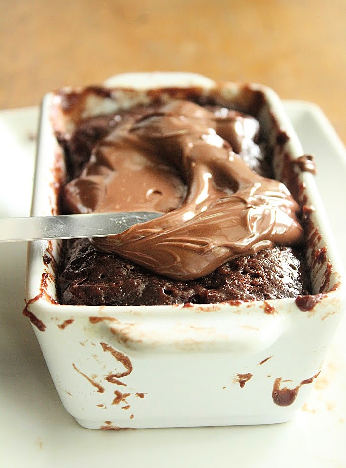 Chocolate Hazelnut Cake for Two