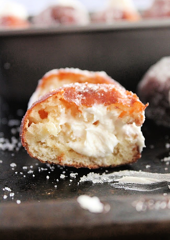Cream Filled Sugar Doughnuts- Big Green House