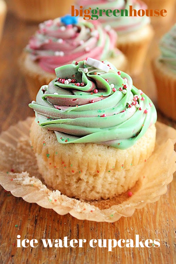 Ice Water Cupcakes- Big Green House