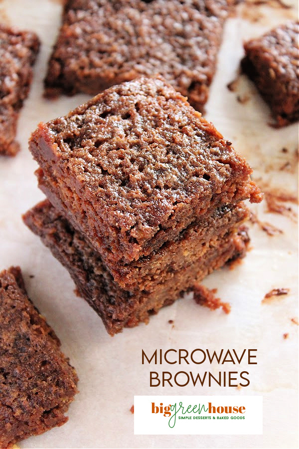 Microwave Brownies- Big Green House