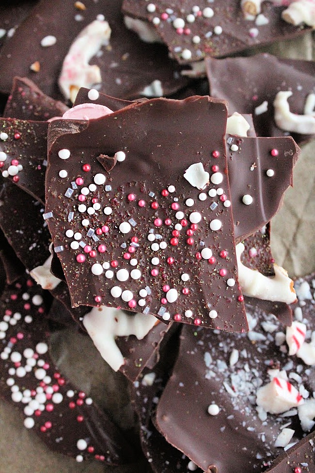 Two Ingredient Chocolate Bark- Big Green House