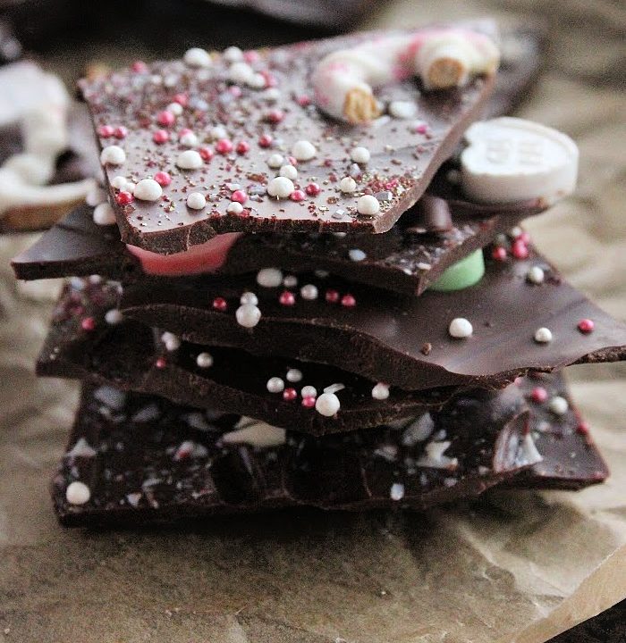 Two Ingredient Chocolate Bark- Big Green House