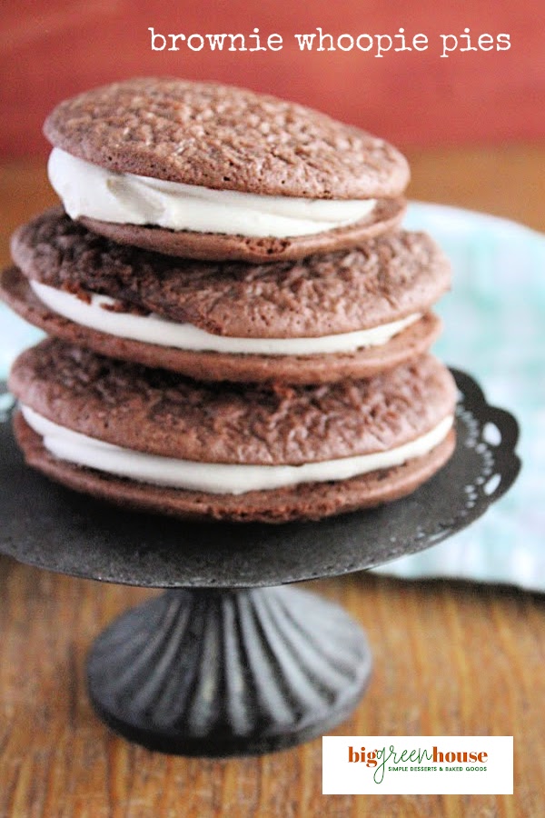 Brownie Whoopie Pies- Big Green House