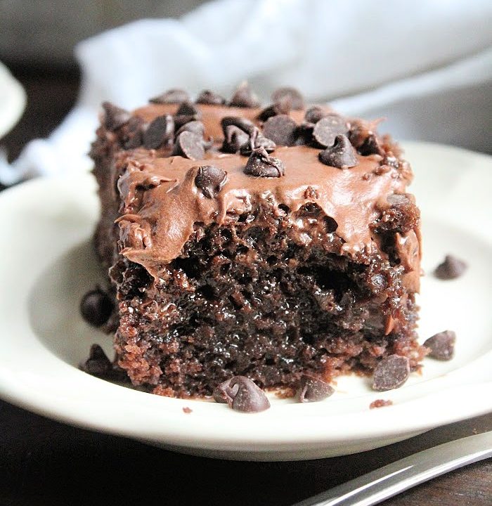Death By Chocolate Poke Cake- Big Green House
