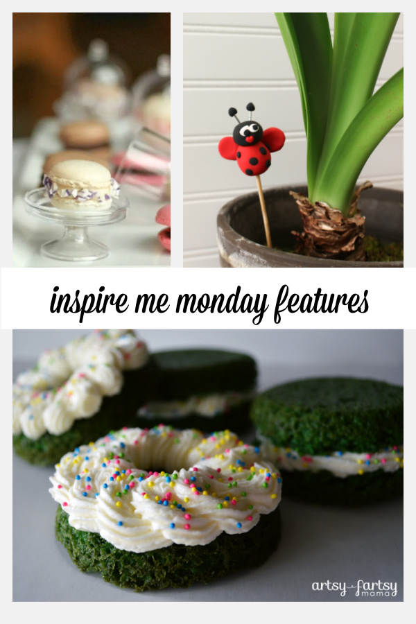 Green Velvet Donuts at Inspire Me Monday #363