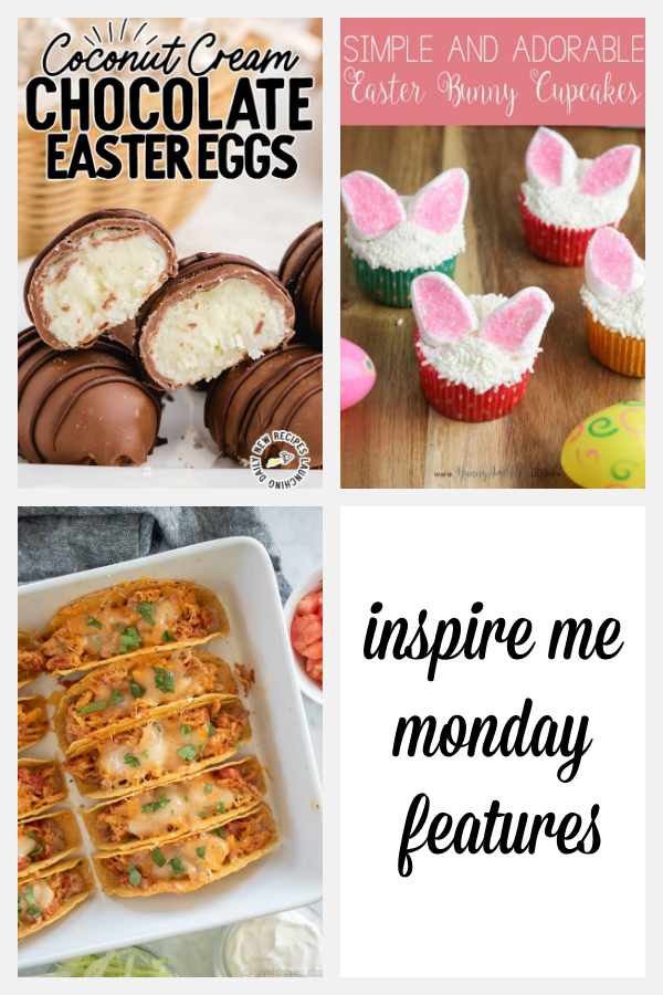 Chocolate Easter Eggs at Inspire Me Monday #367