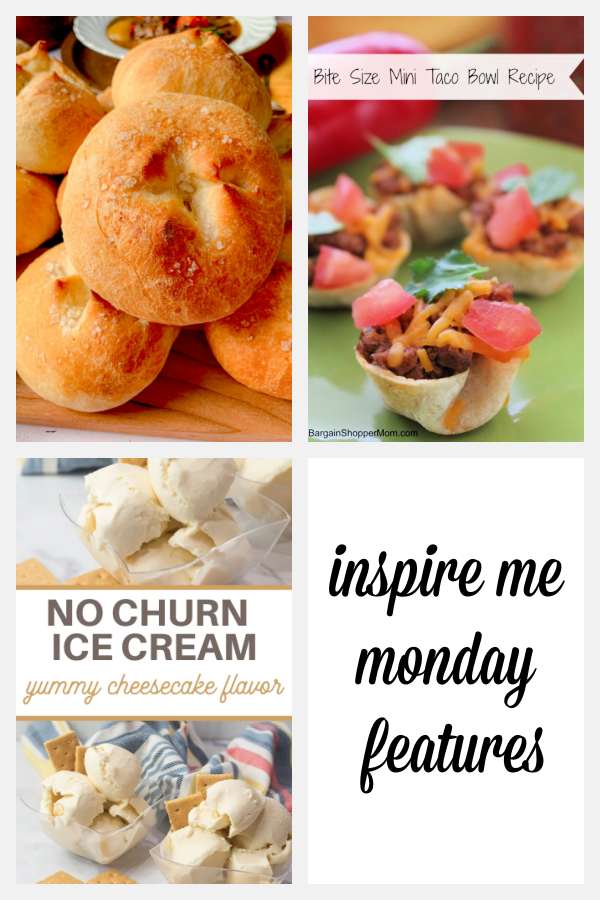 Easy French Bread Rolls at Inspire Me Monday #370