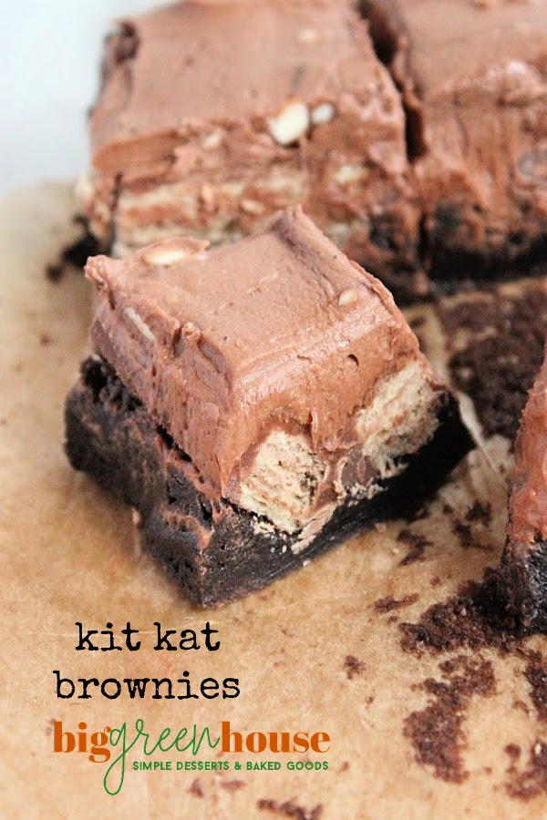 Kit Kat Brownies- Big Green House