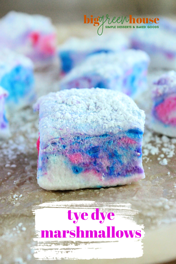 tye dye marshmallows-big green house