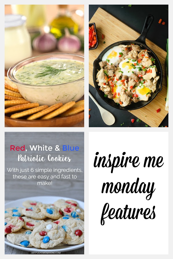 Cucumber Dill Spread at Inspire Me Monday #378