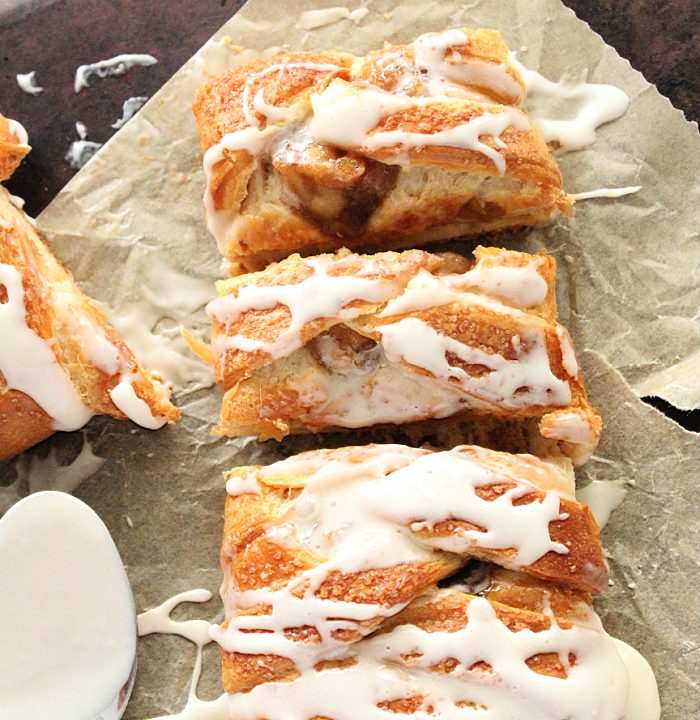 Cream Cheese Apple Crescent Braid- Big Green House