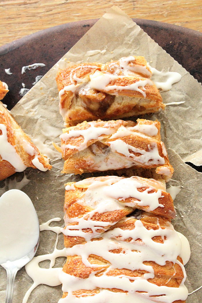 Cream Cheese Apple Crescent Braid- Big Green House