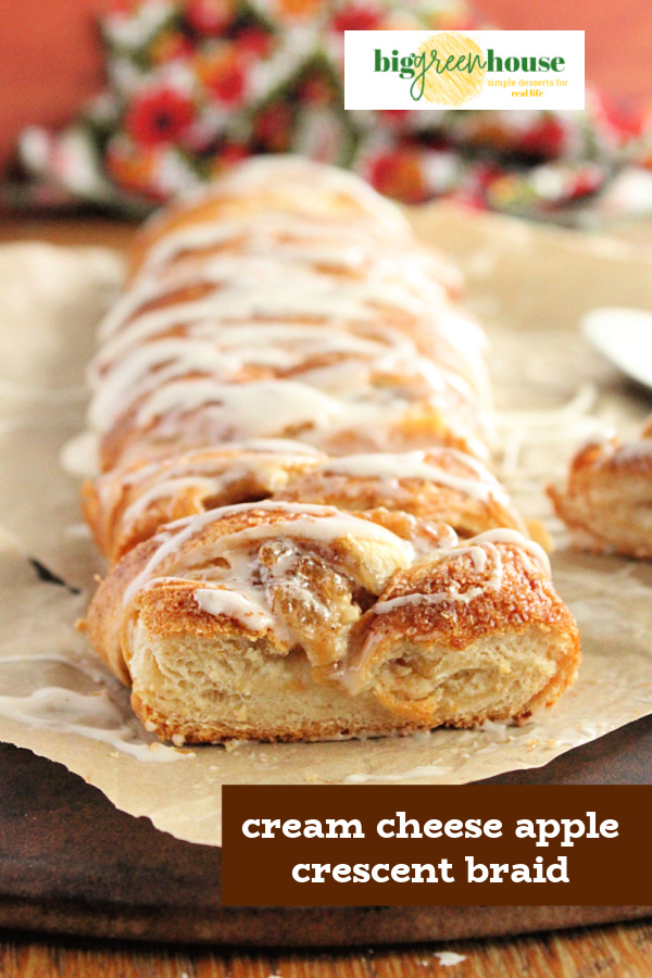 Cream Cheese Apple Crescent Braid- Big Green House